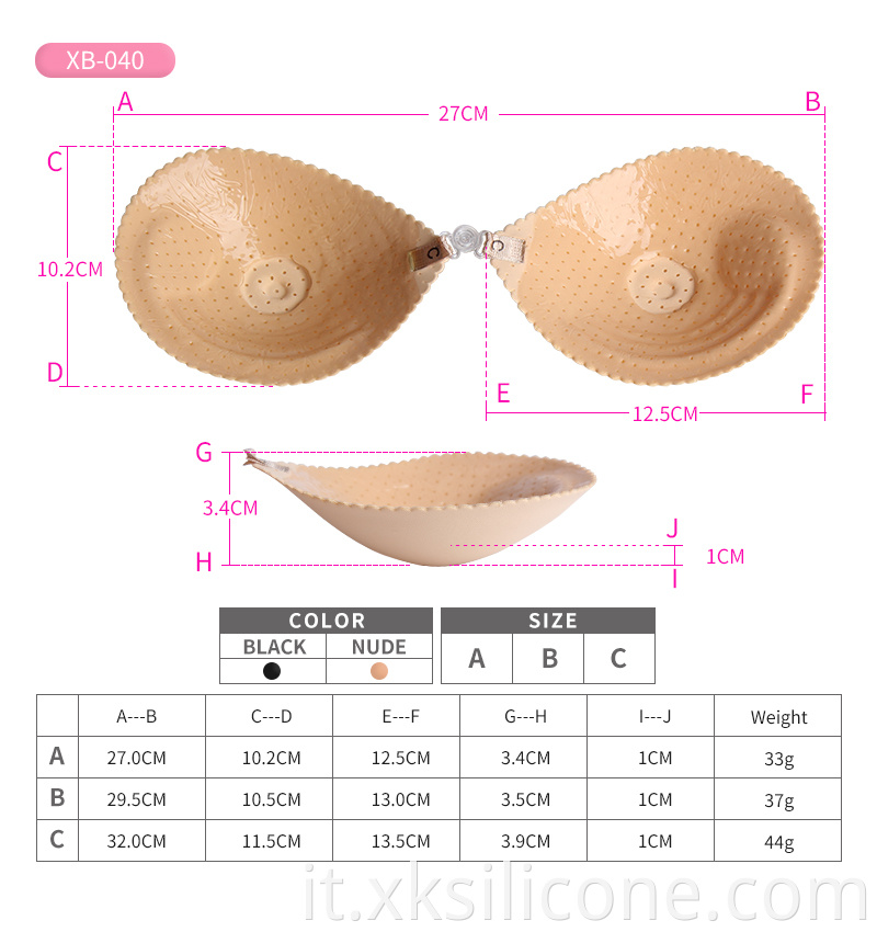 Backless Invisible Hand Shape Bra